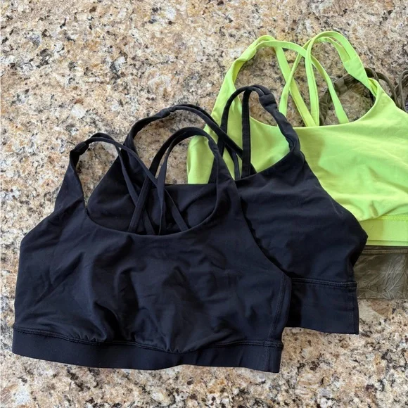 6 count Lululemon Energy Sports Bras size 6 - Picture 2 of 4